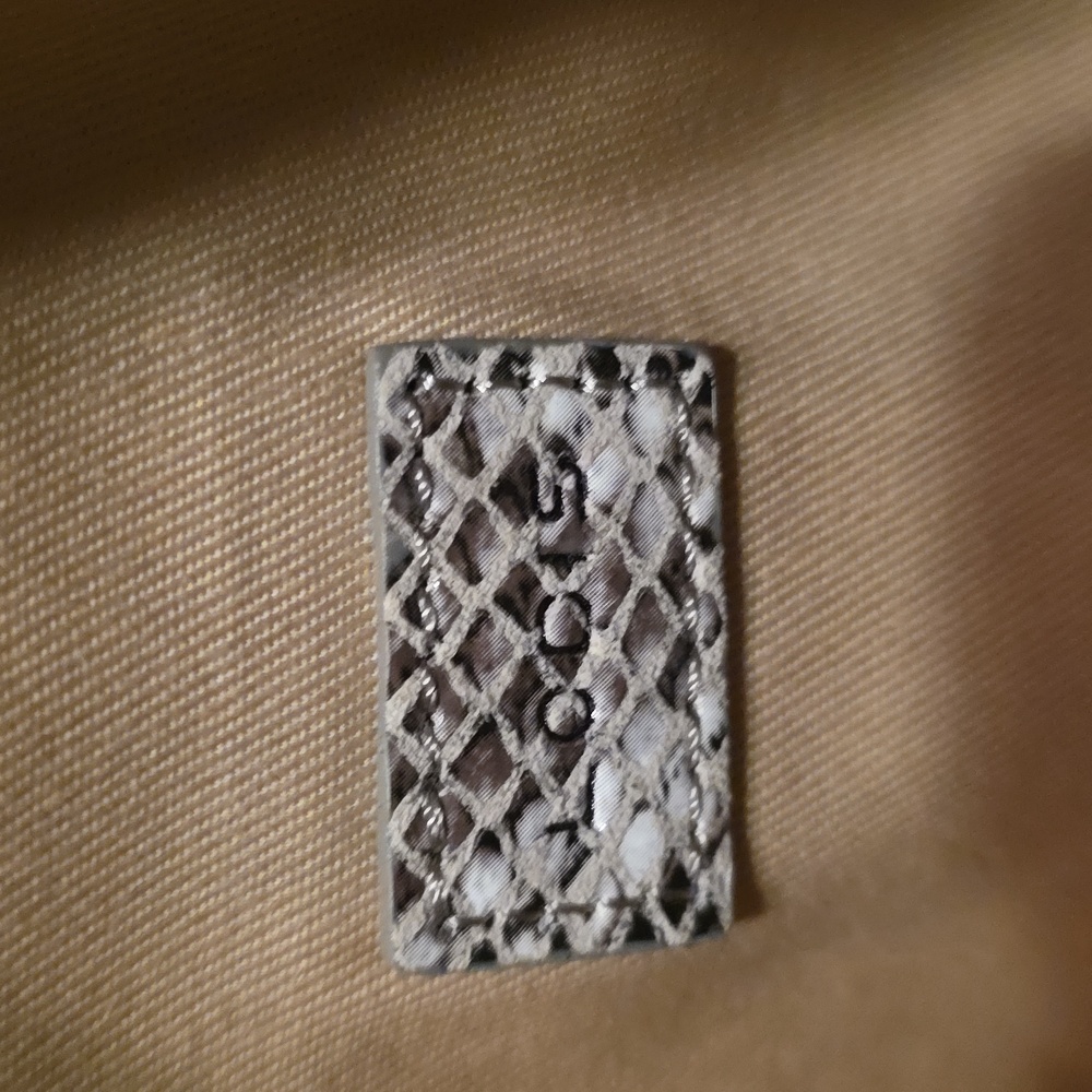 Lodis Elegant Python Pattern Clutch - image 4